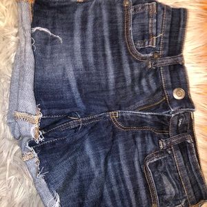 2/$15 ae midi next level stretch jean shorts